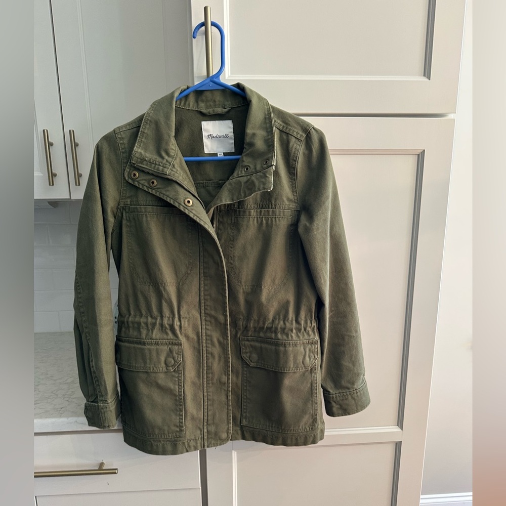 Madewell Army Green Military Inspired Jacket